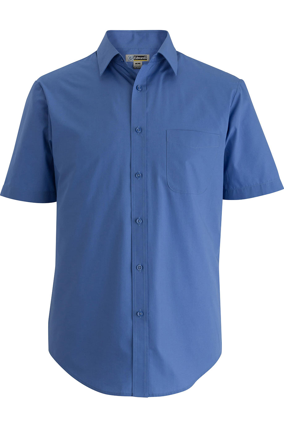 Mens Essential Broadcloth Shirt Short Sleeve 4