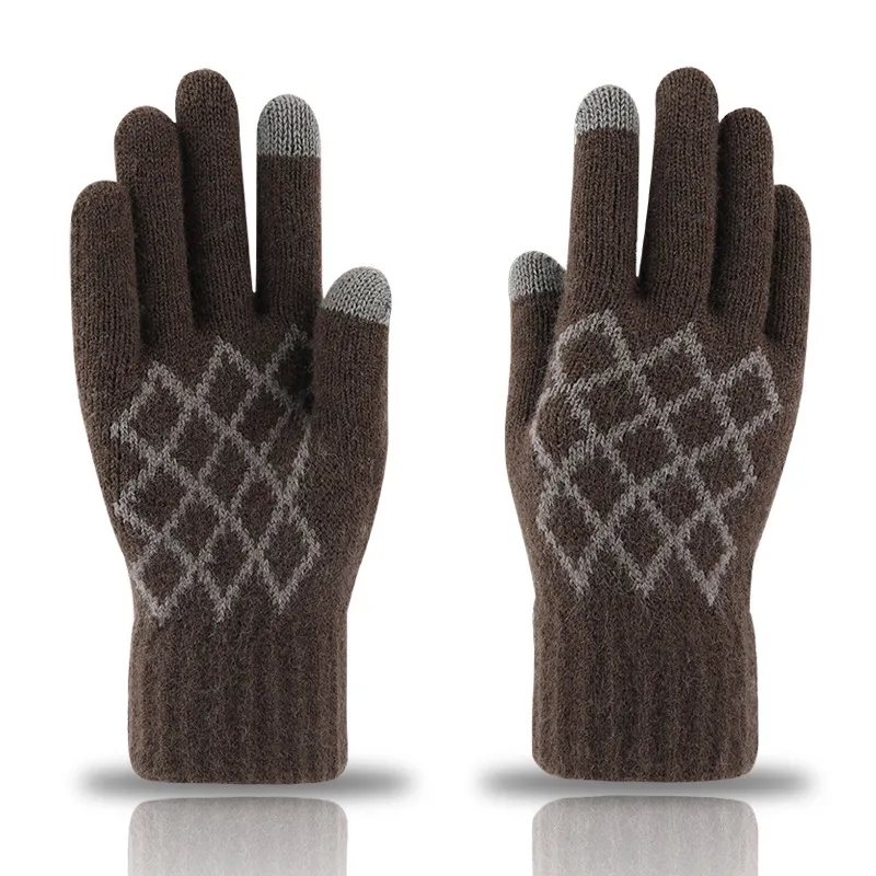 Winter Touchscreen Gloves Warm Knit 7