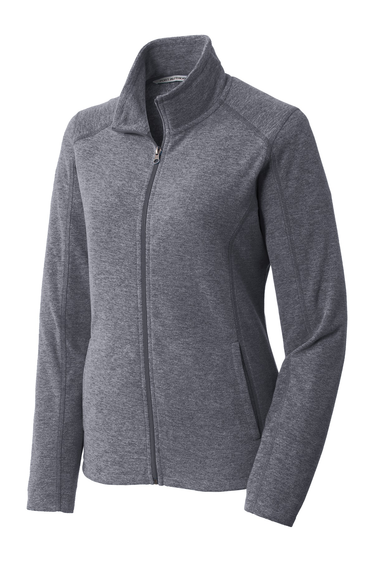 Port Authority Women's Heather Microfleece Full-Zip Jacket. L235 7