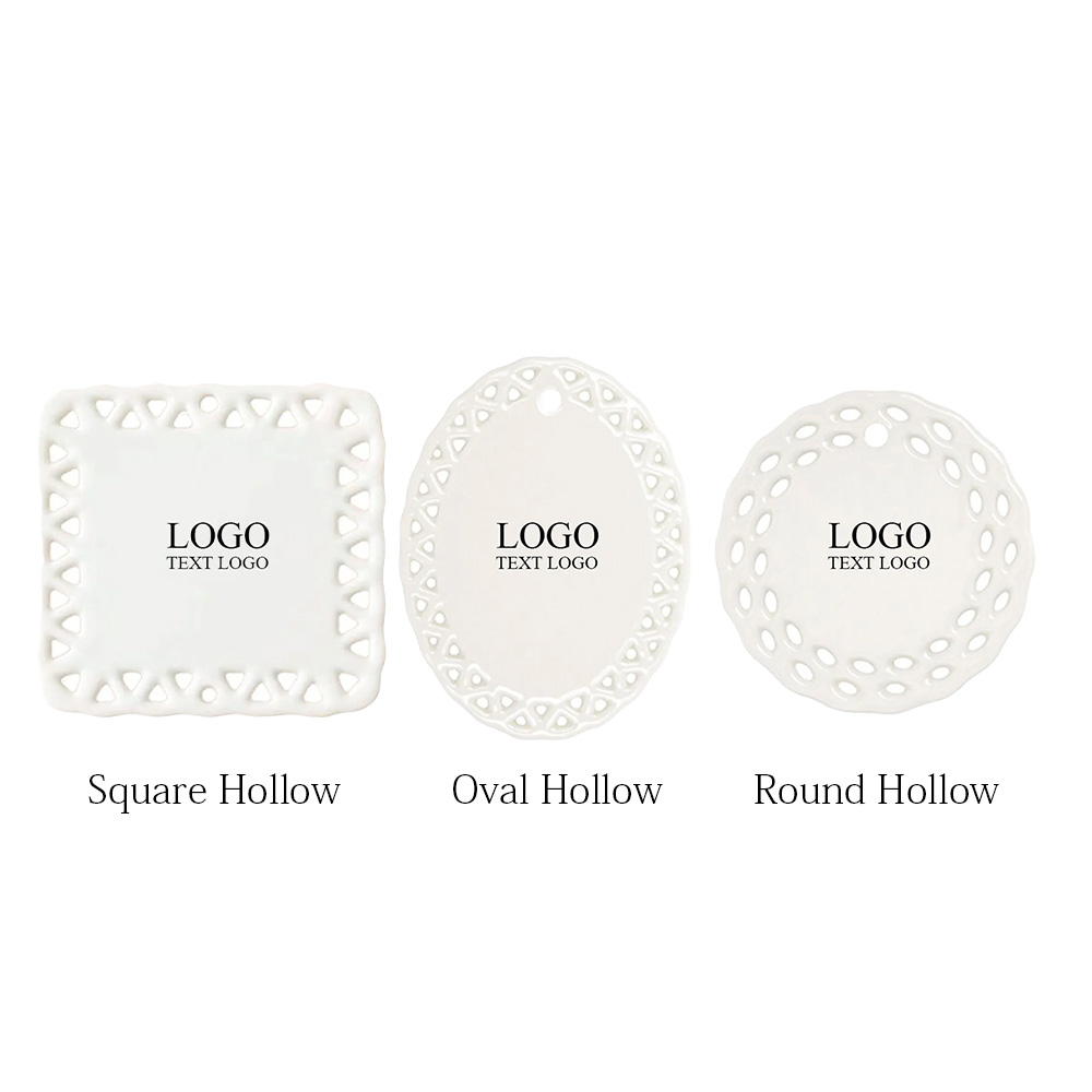 Lace Style Full Color Ceramic Ornaments 3
