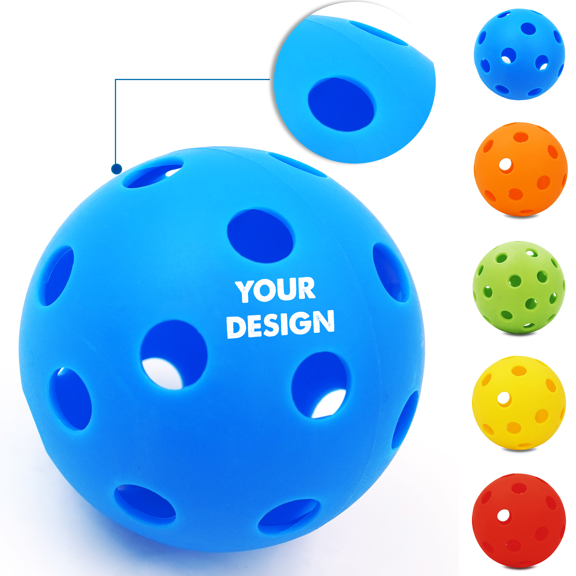 Custom Pickleball Ball 1
