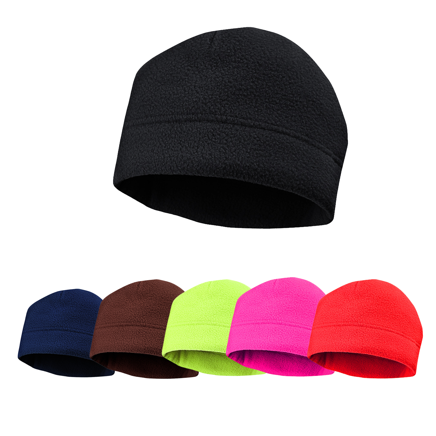Warm Fleece Winter Beanie Hat 4