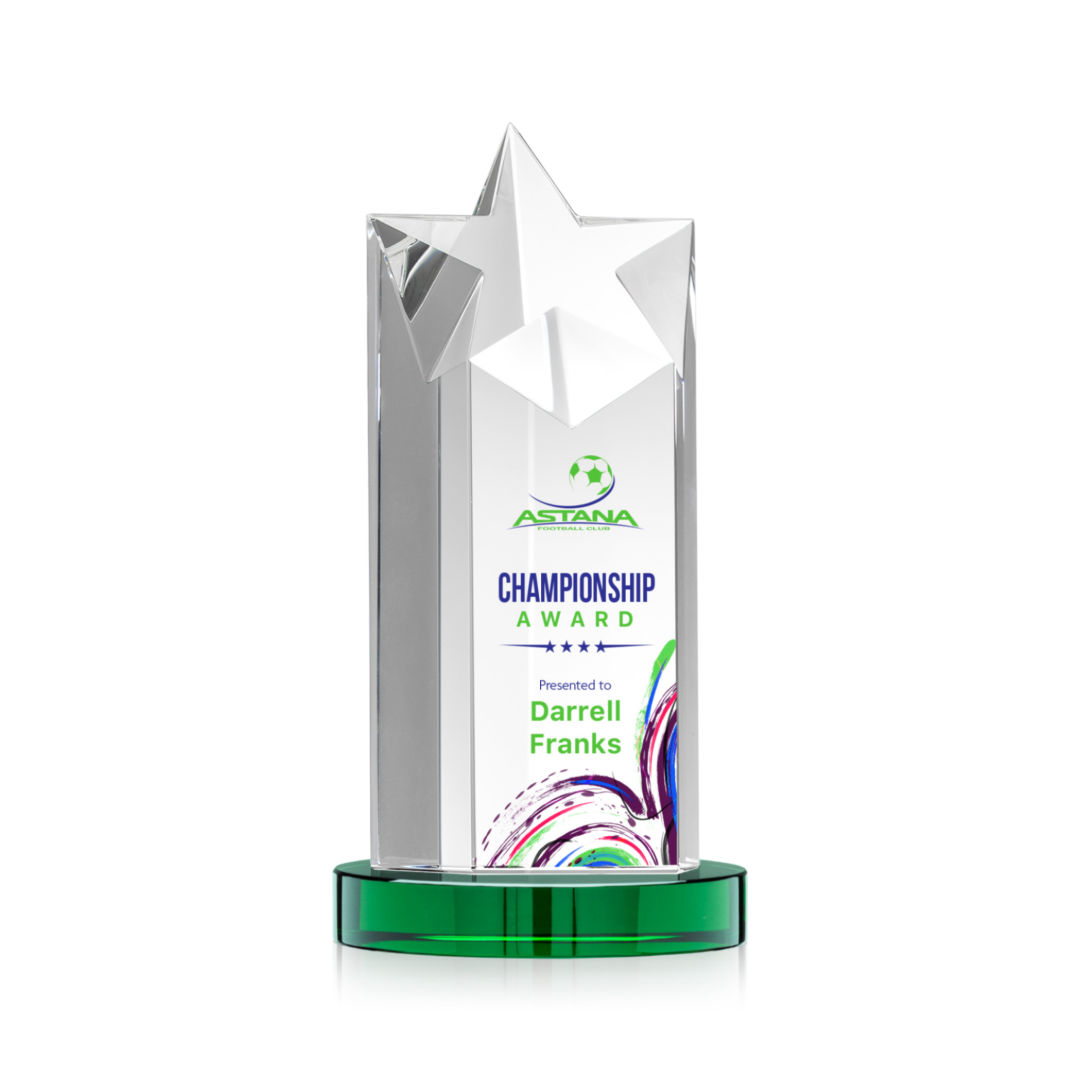 Berkeley VividPrint™ Award on Condor Base - Green 13