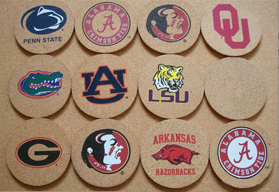 4" D Cork Coaster 2