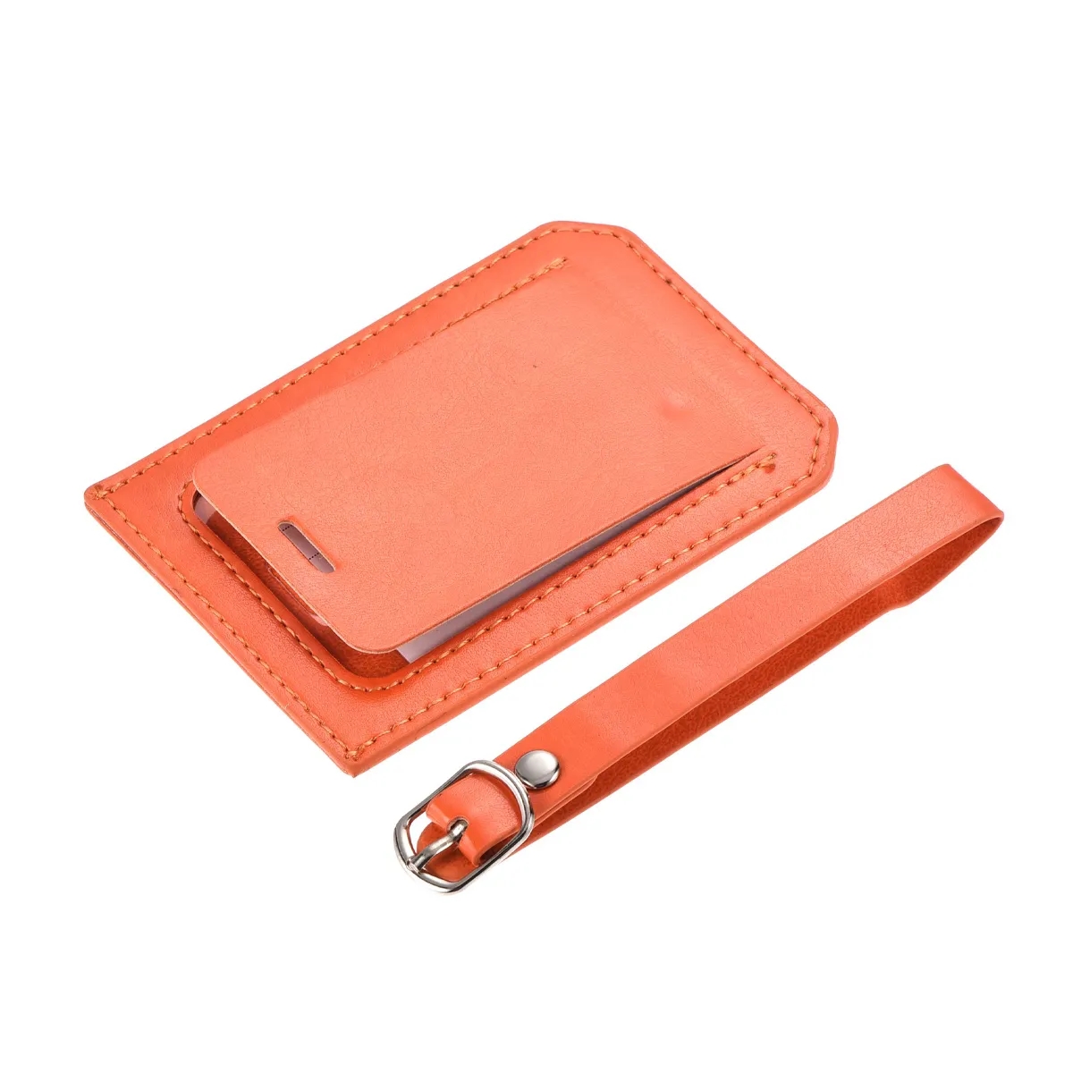 PU Holders Baggage Label Identifier with Straps 2