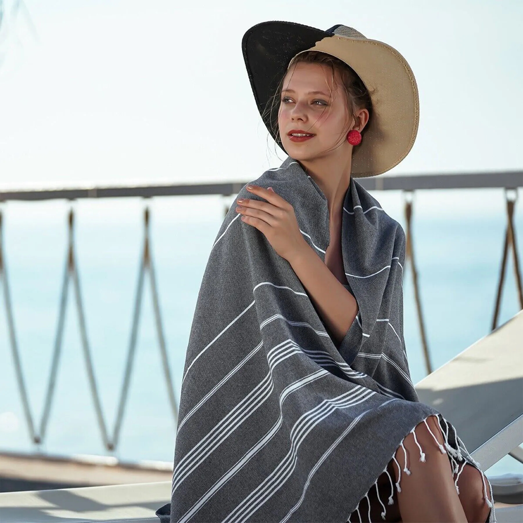 Turkish Beach Towel - 100% Cotton 3