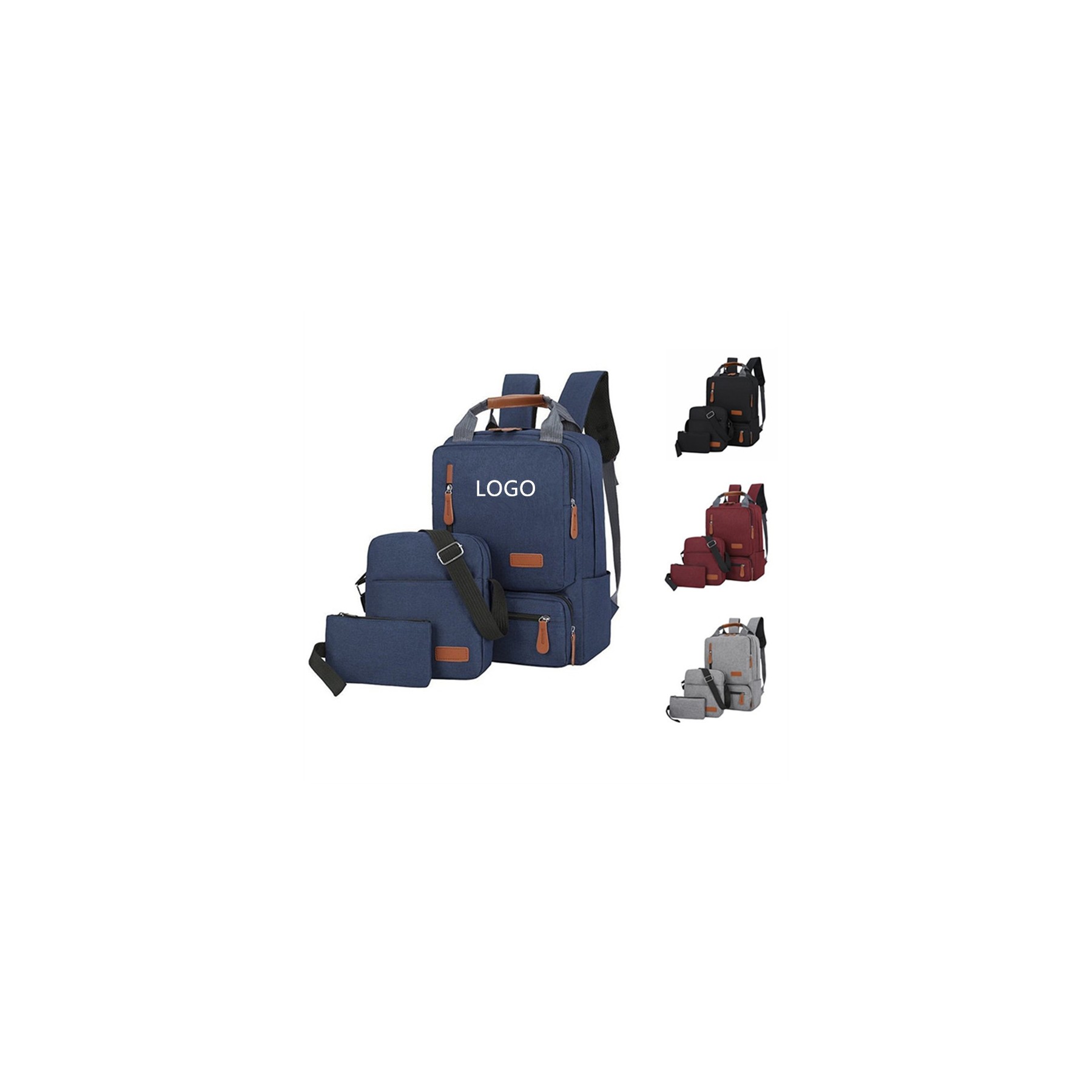 3pcs Business Backpack Set