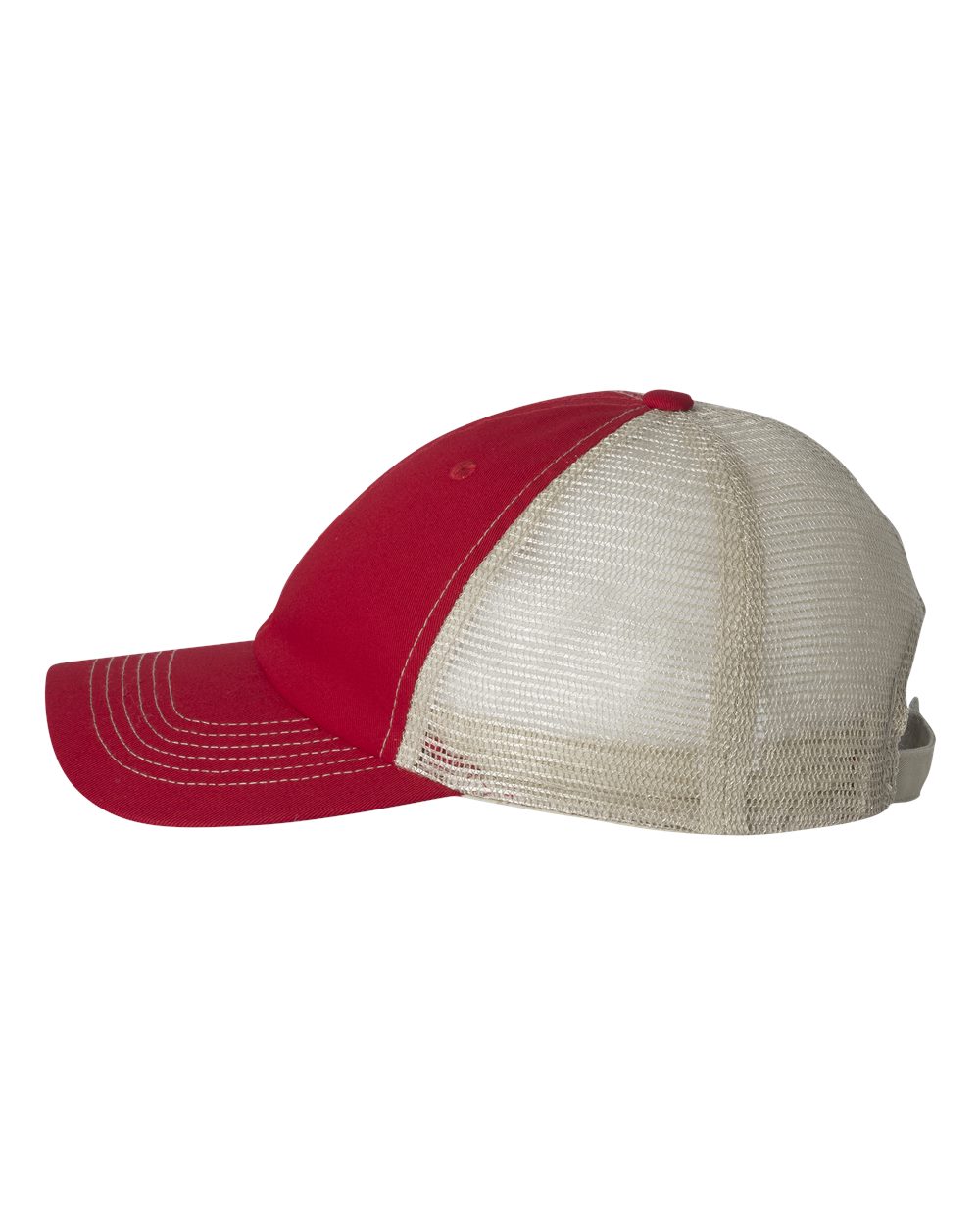 Contrast-Stitch Mesh-Back Cap - 3100 26