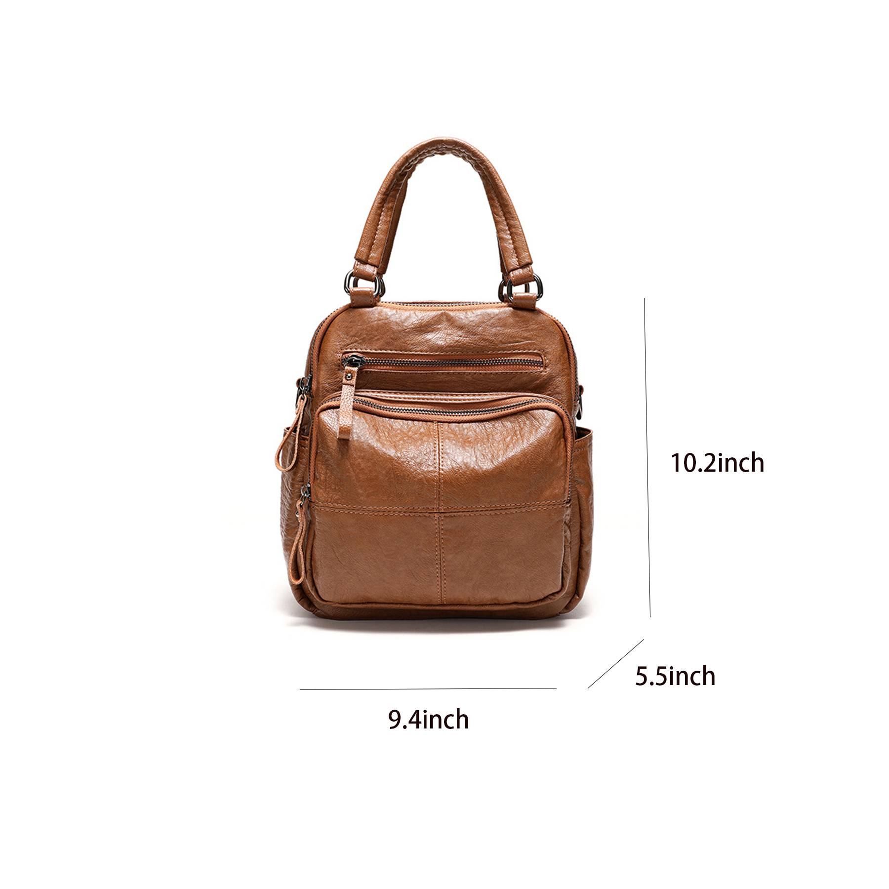 PU Leather Backpack for women 5