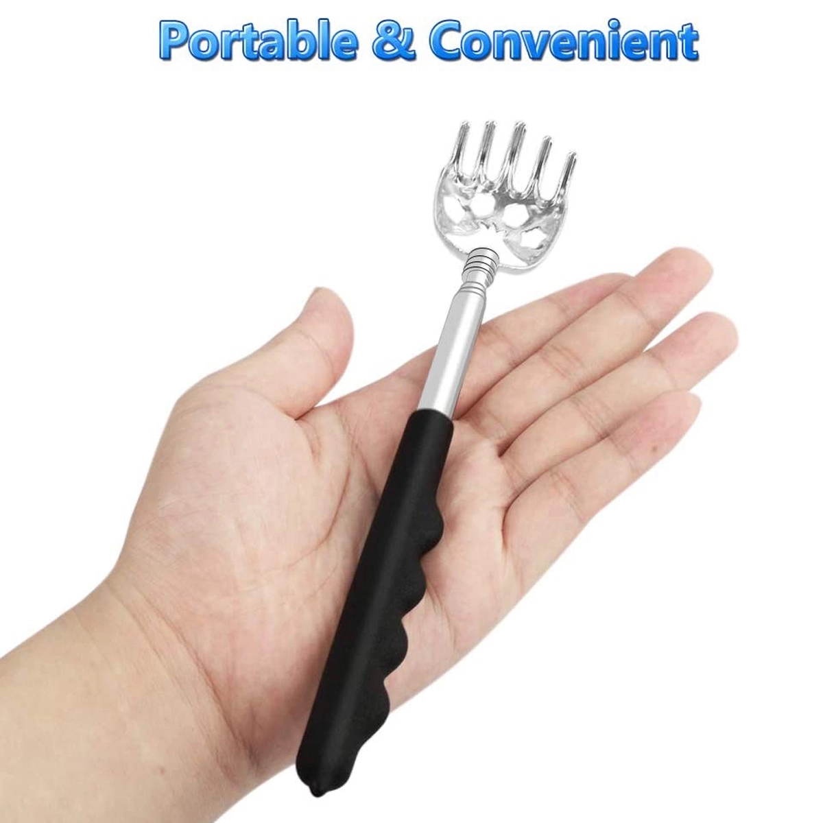 Portable Extendable Back Scratcher With Rubber Handles 9