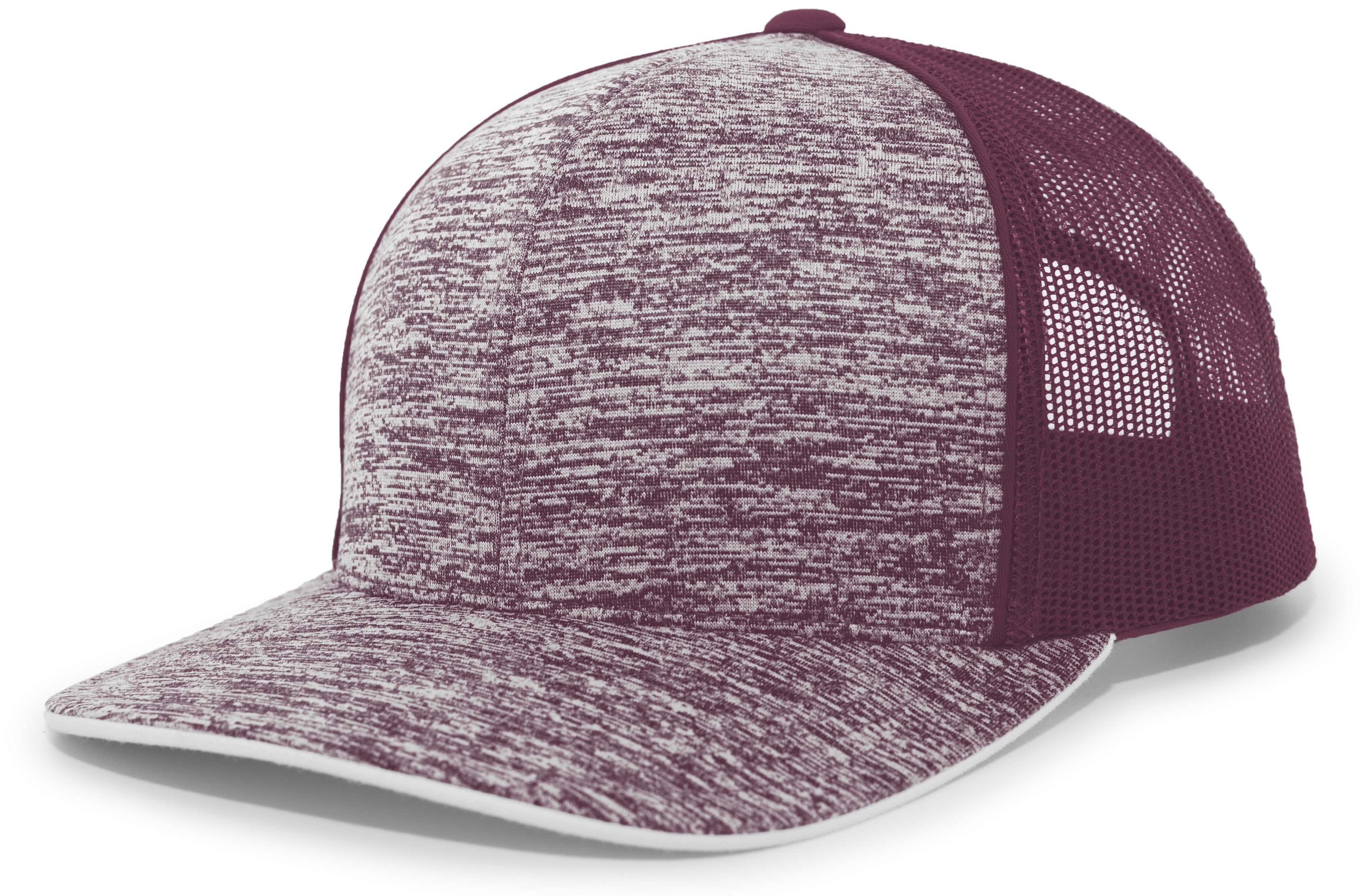 Aggressive Heather Trucker Snapback Cap 13