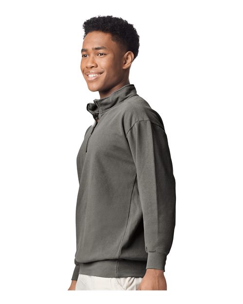 Unisex Garment-Dyed Quarter-Zip Sweatshirt - 1580 4