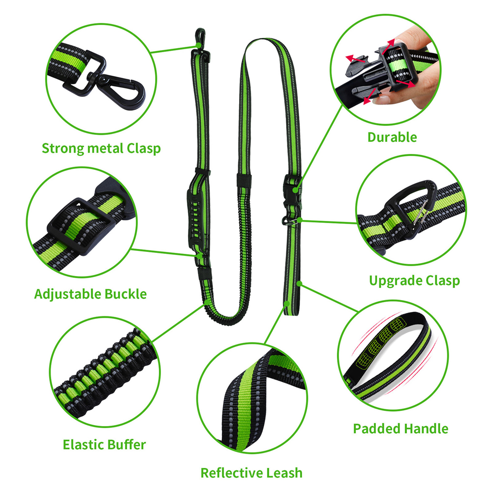 Retractable Multifunctional Nylon Pet Leash 2