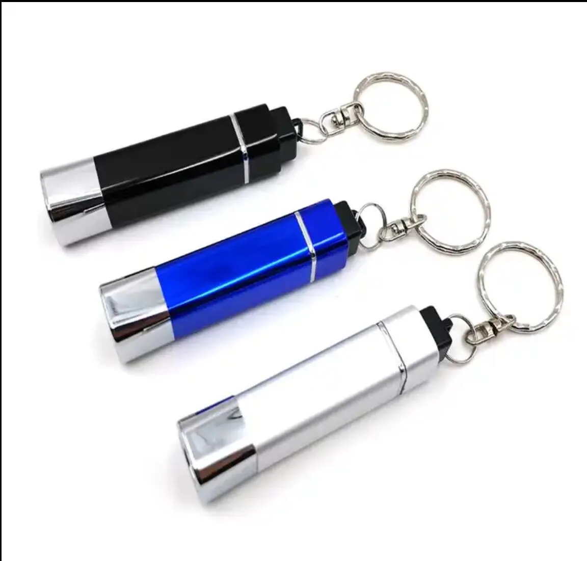 Mini square tiny keychain torch light 4