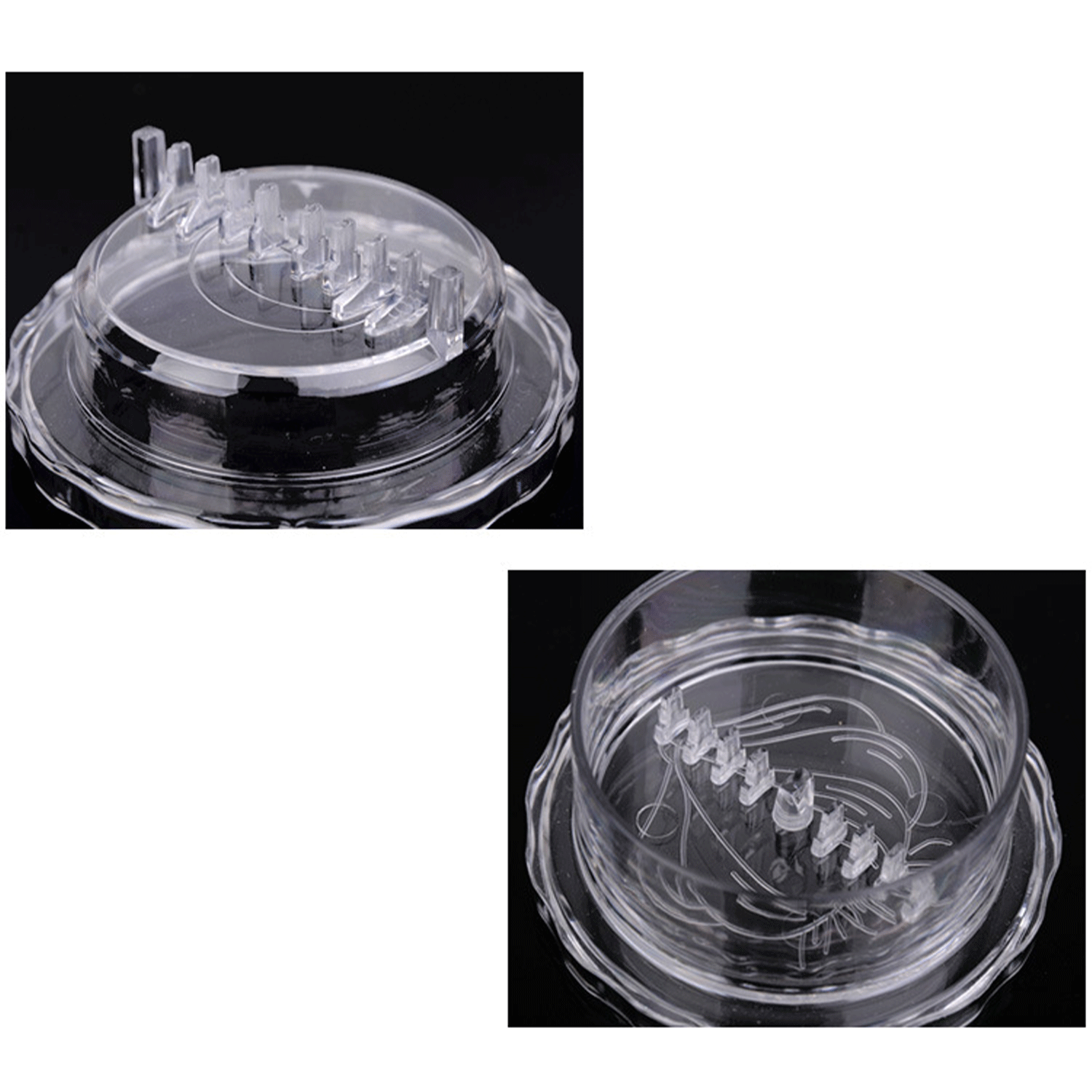 plastic grinder manual rotary Garlic paste puree Press 17