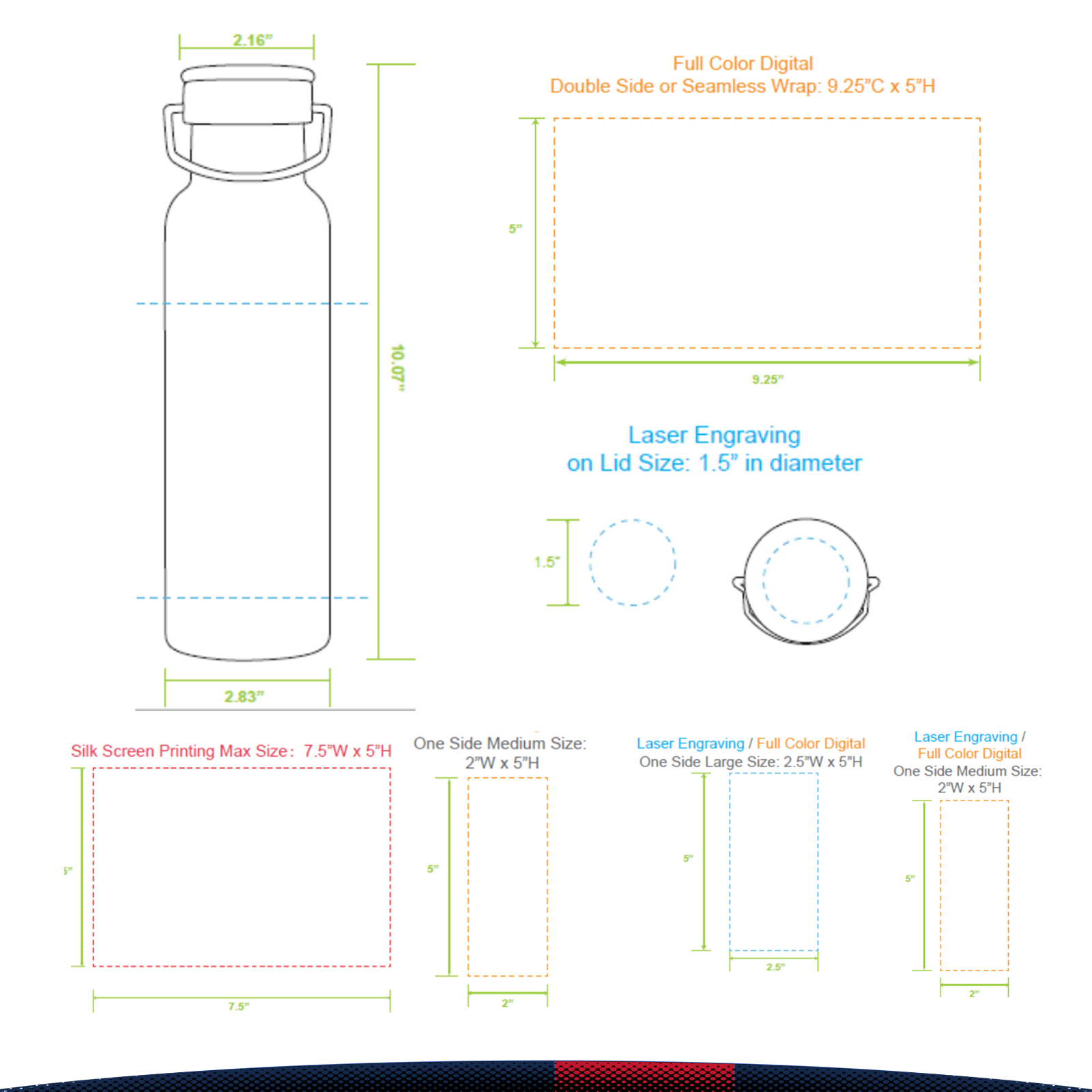 20 OZ. Etary Stainless Steel Water Bottle 6