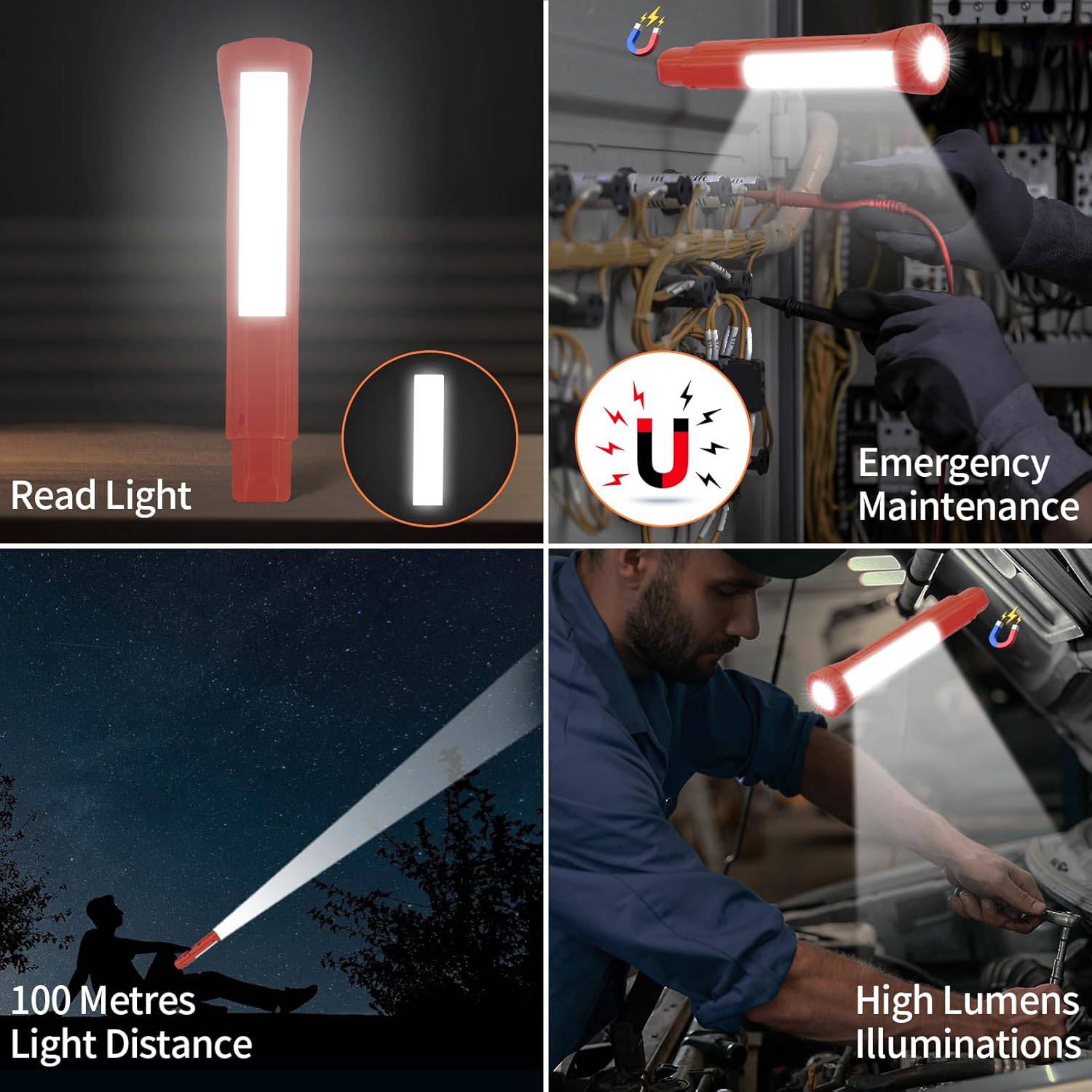 Emergency Safety Flashlight - Window Breaker & Strobe Light 8