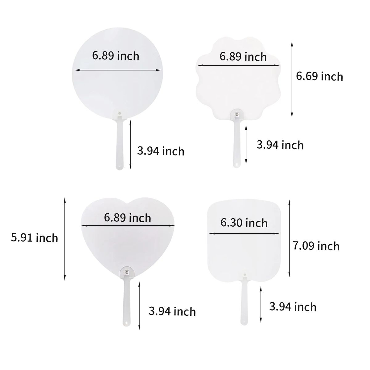 Lightweight Plastic Handheld Fan for Events and Fairs 1