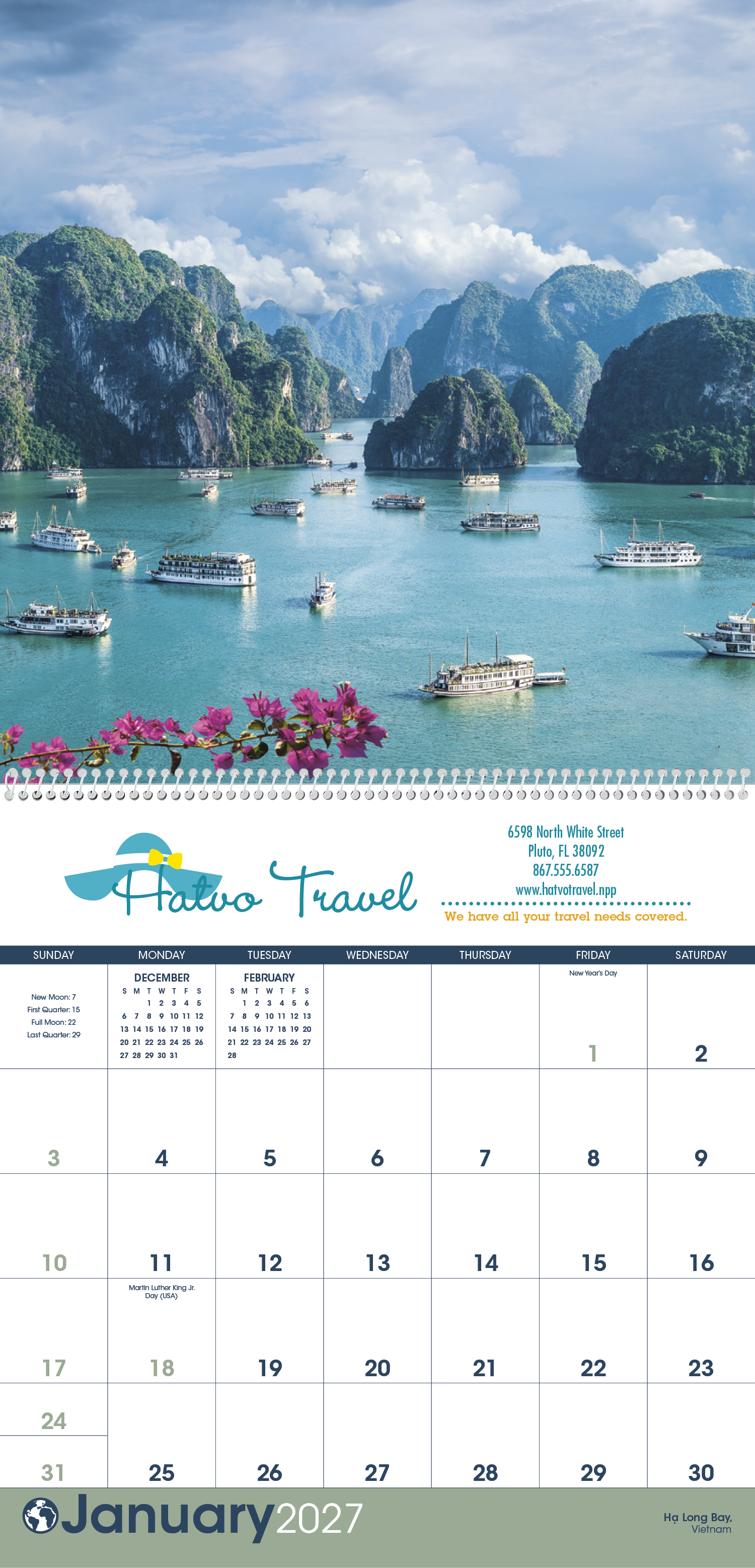 Triumph® Calendars World Scenic Calendar 44