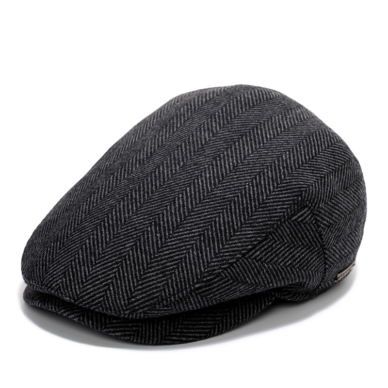 Men's Flat Caps Ivy Newsboy Hat Cabbie Hunting Cap w/Hidden Ear Flaps 5
