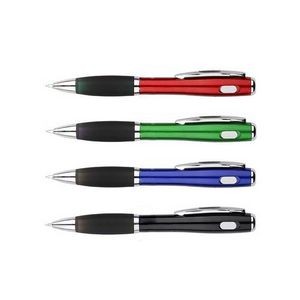 Silver Barrel LED Flashlight Pen 3