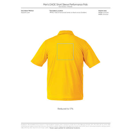 Men's DADE Short Sleeve Polo 438