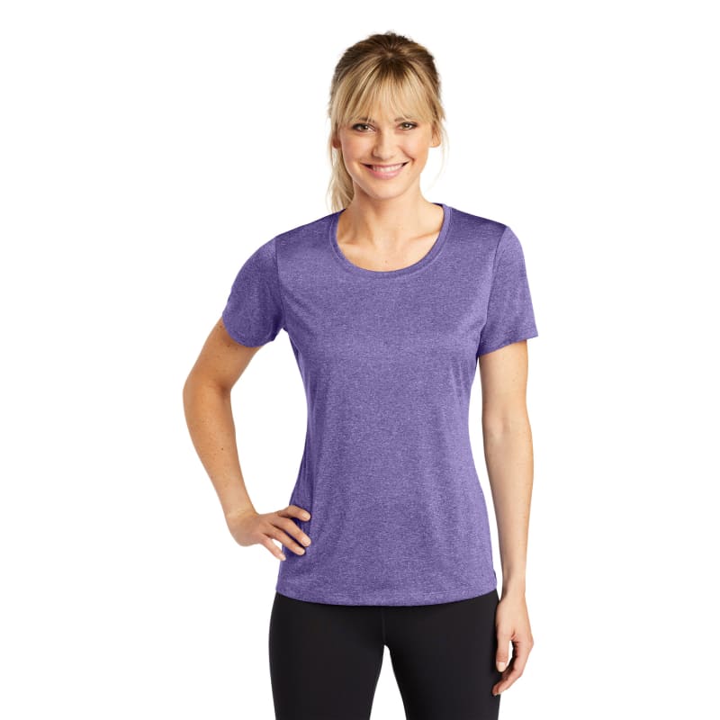 Sport-Tek Women's Heather Contender Scoop Neck Tee. 24
