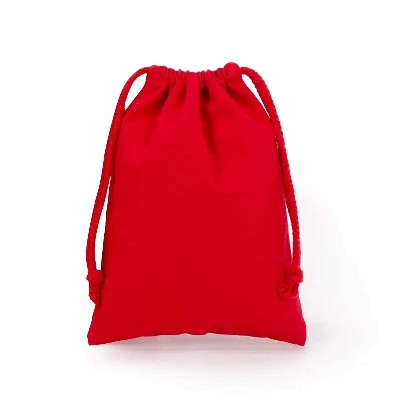 Durable Cotton Muslin Drawstring Sack 10