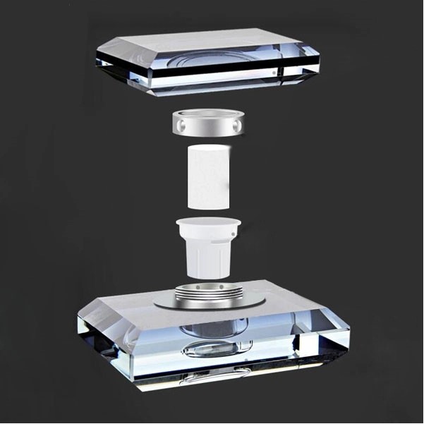 Square Crystal Car Perfume Bottle 2