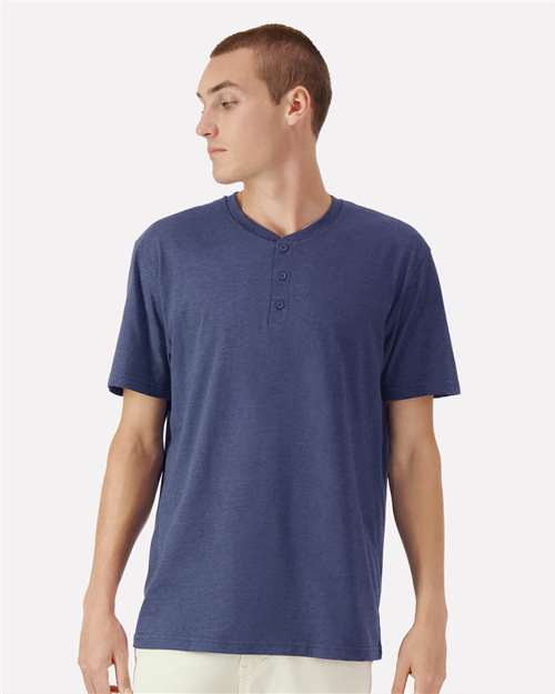 Unisex CVC Henley Tee - 2004CVC 15