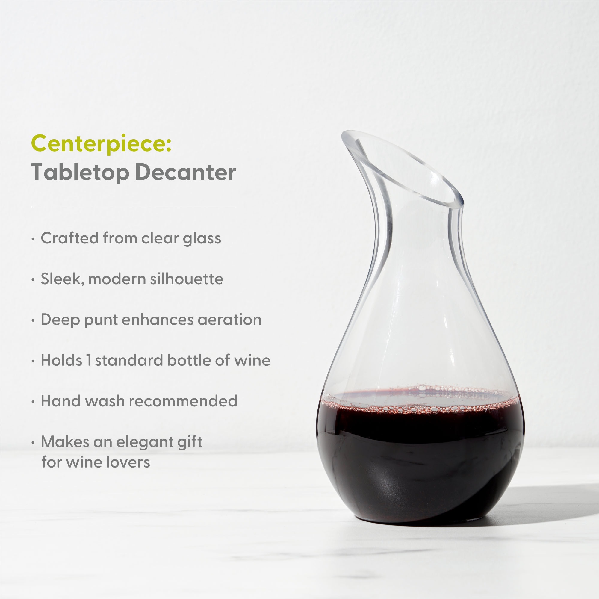True® Centerpiece Tabletop Decanter 2