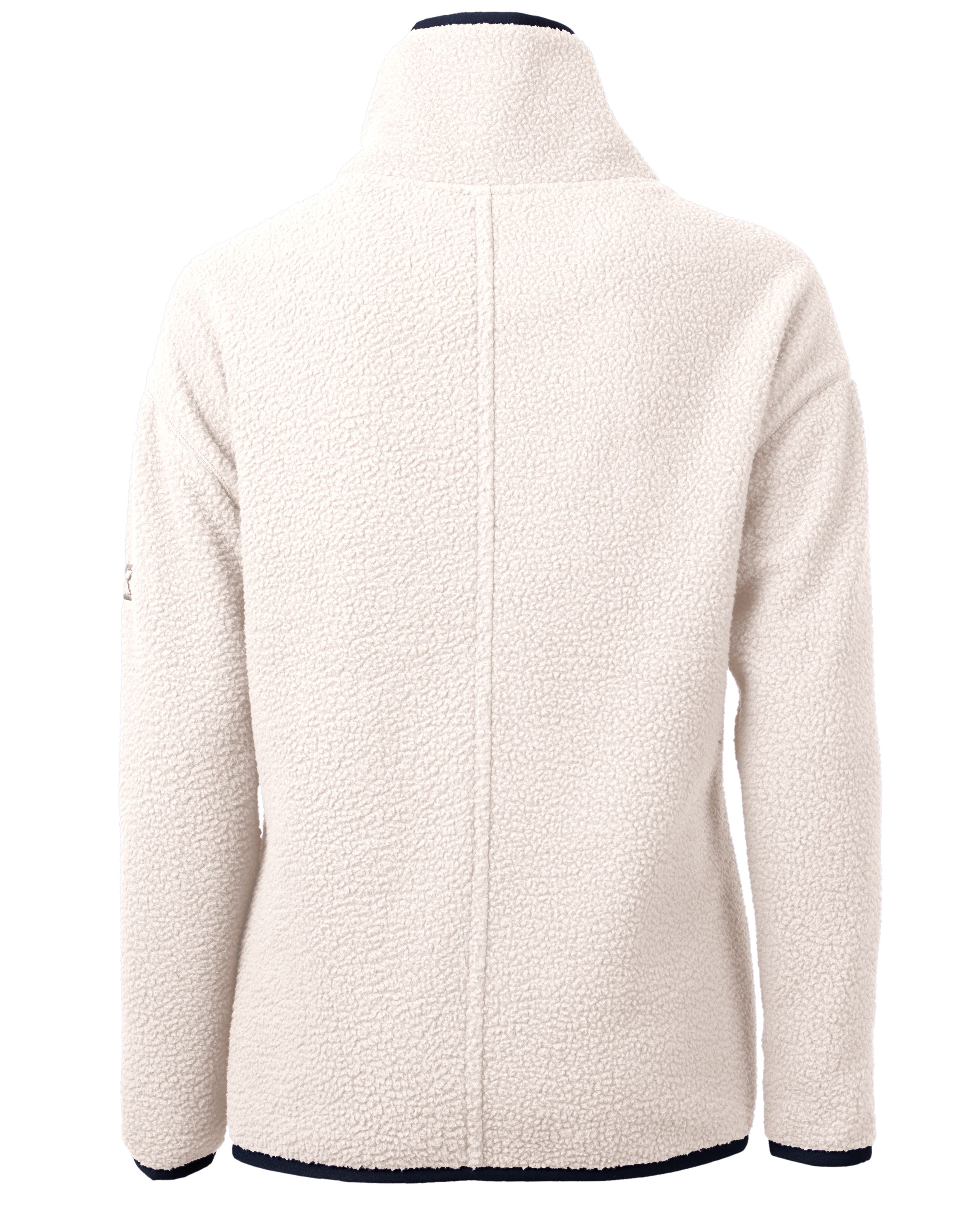 Cutter & Buck Cascade Epic Comfort Recycled Sherpa Fleece Womens Pullover Jacket 35