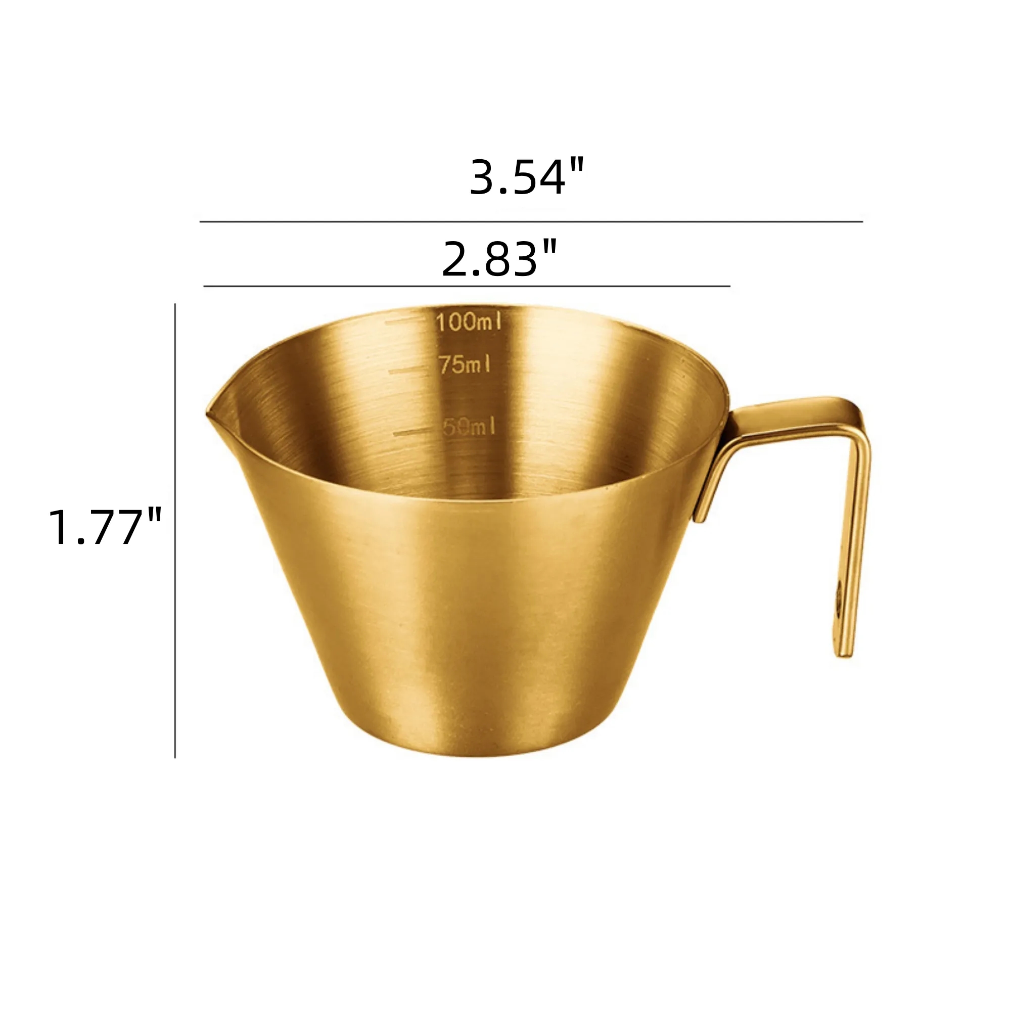 304 Stainless Steel Coffee Extraction Cup 3