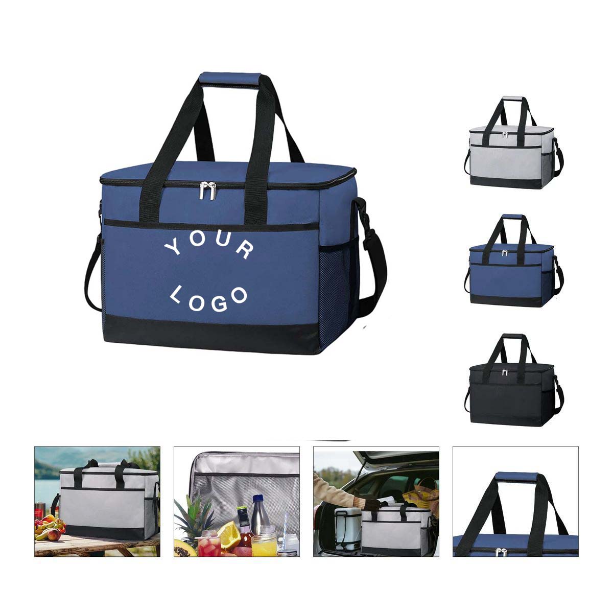 Large Capacity Picnic Cooler Bag with Oxford Fabric 2