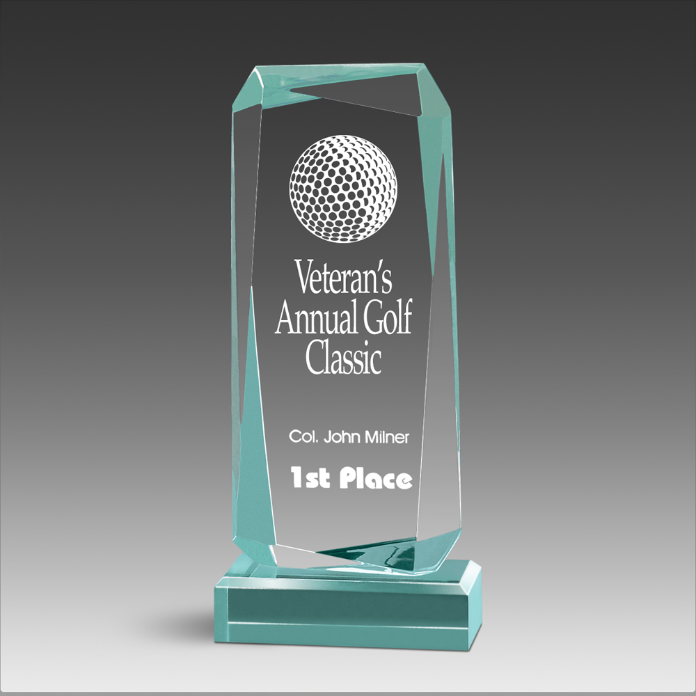 Facet Rectangle Award (5"x11"x2") 1