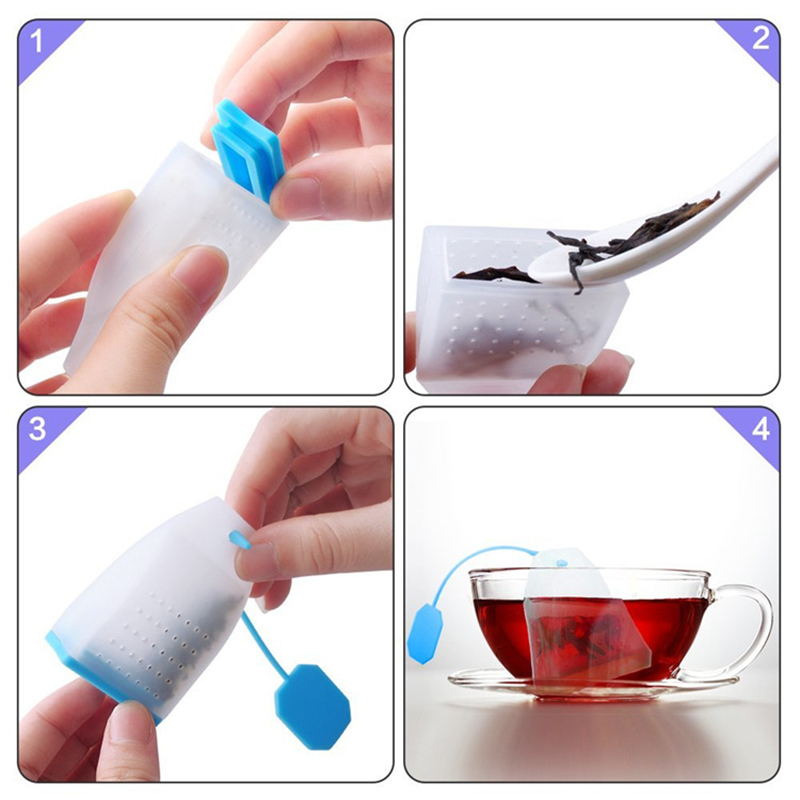 Silicone Reusable Tea Bag Filters 6