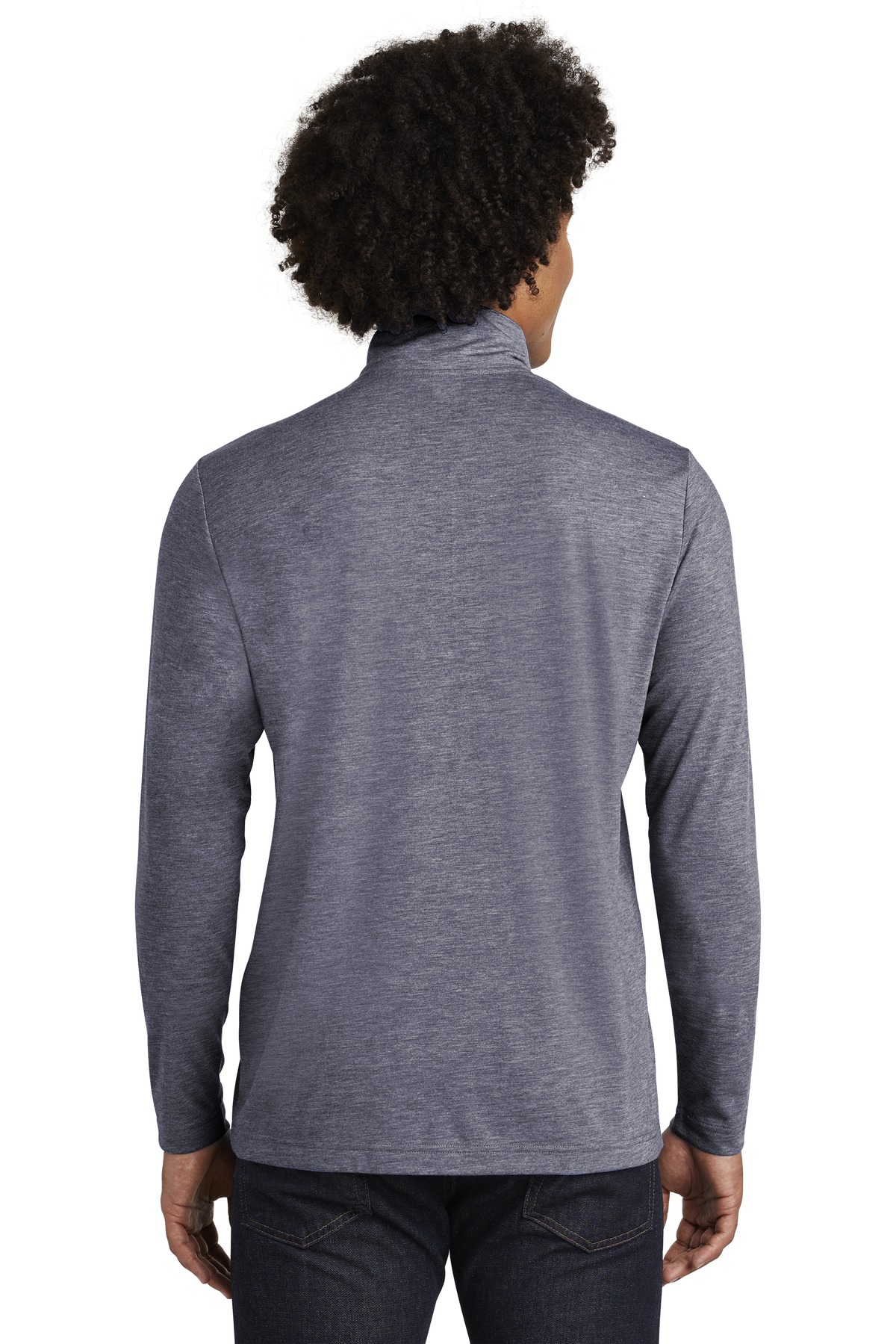 Sport-Tek PosiCharge Tri-Blend Wicking 1/4-Zip Pullover. ST407, custom hoodie or sweatshirt with logo imprint 22