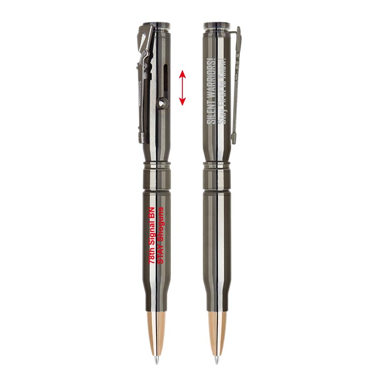 Bolt Action Metal Ballpoint Pen- Gun Metal 3
