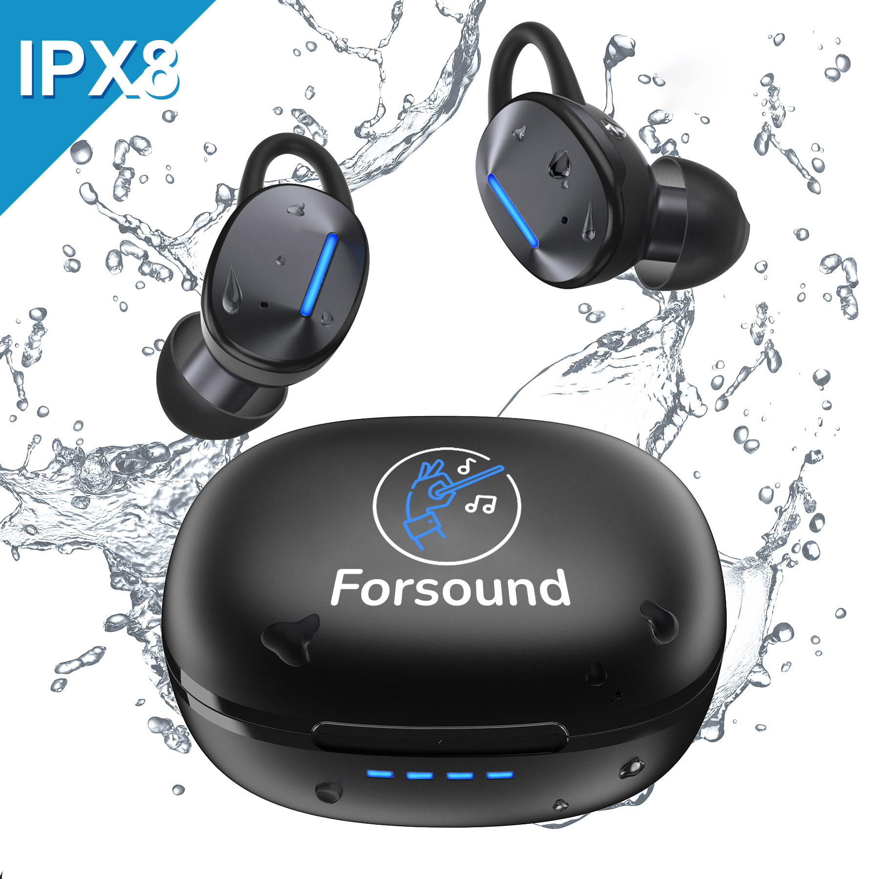 Calcini® Sport TWS Earbuds With IPX8 Waterproof Rating 12