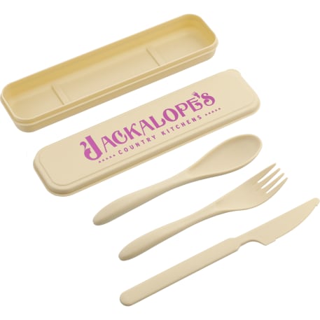 Bamboo Fiber Cutlery Set 26