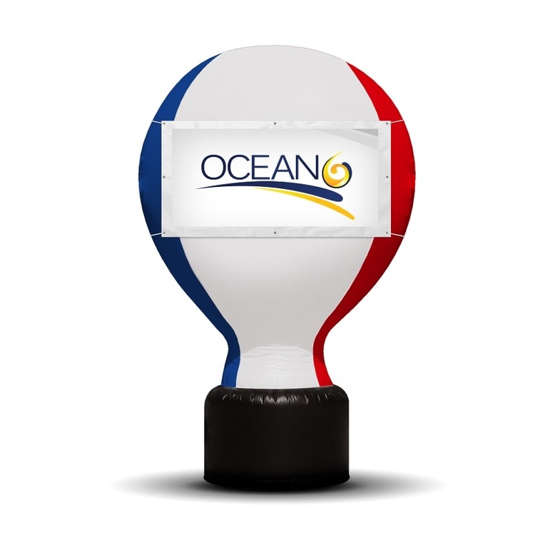 Hot Air Balloon Shape 30' (Full Color Digital Print, 2 Locations) 2
