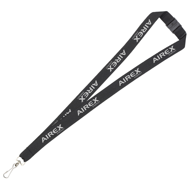"Palmer" 3/4" Silkscreen Lanyard with FREE Breakaway Safety Release - Lobster Claw 24