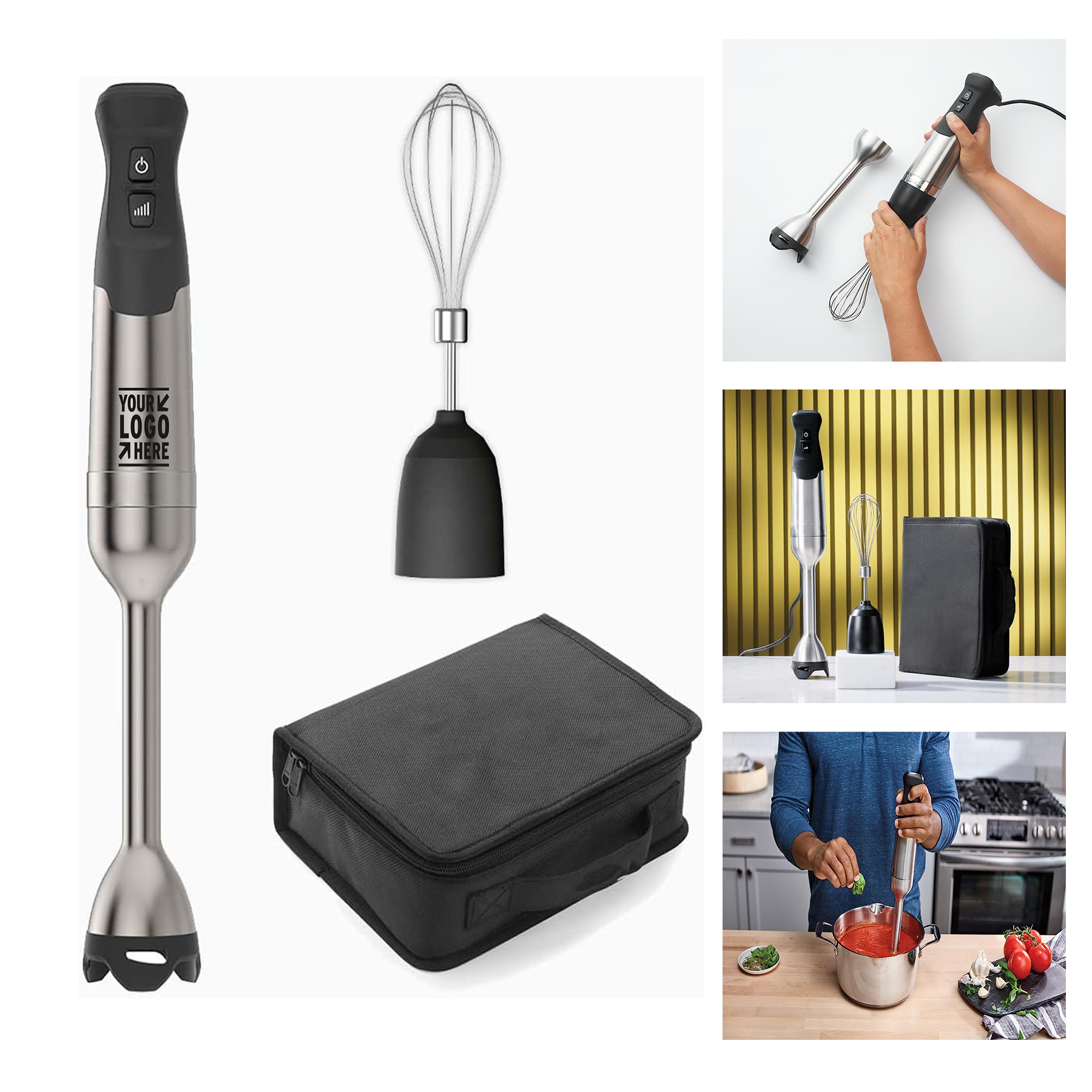  3 piece set Immersion Handheld Blender 