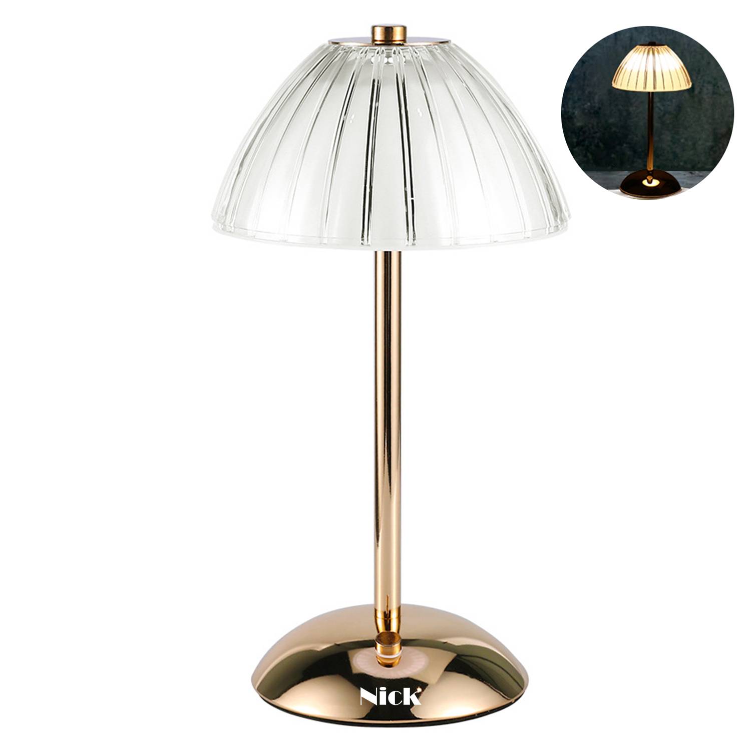 LED Touch Crystal Table Lamp Ambiance Bar Restaurant 4