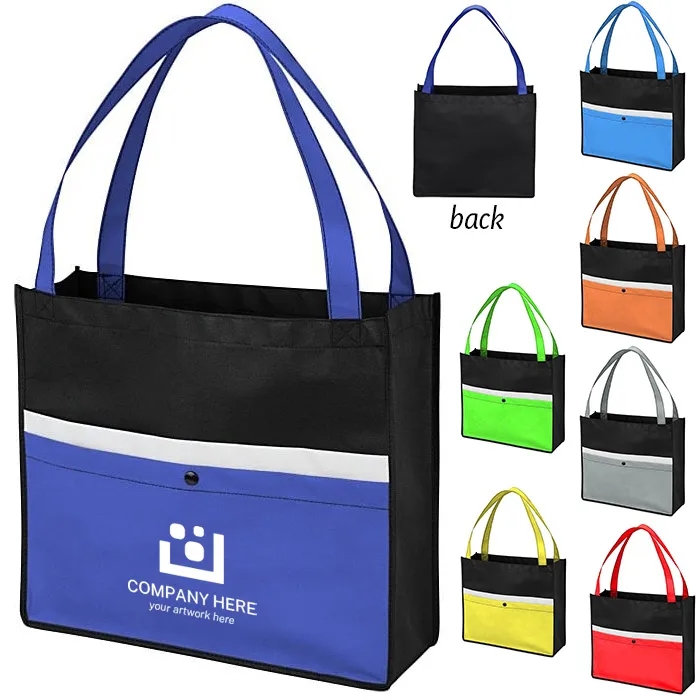 Corridor Snap Non-Woven Pocket Tote 1