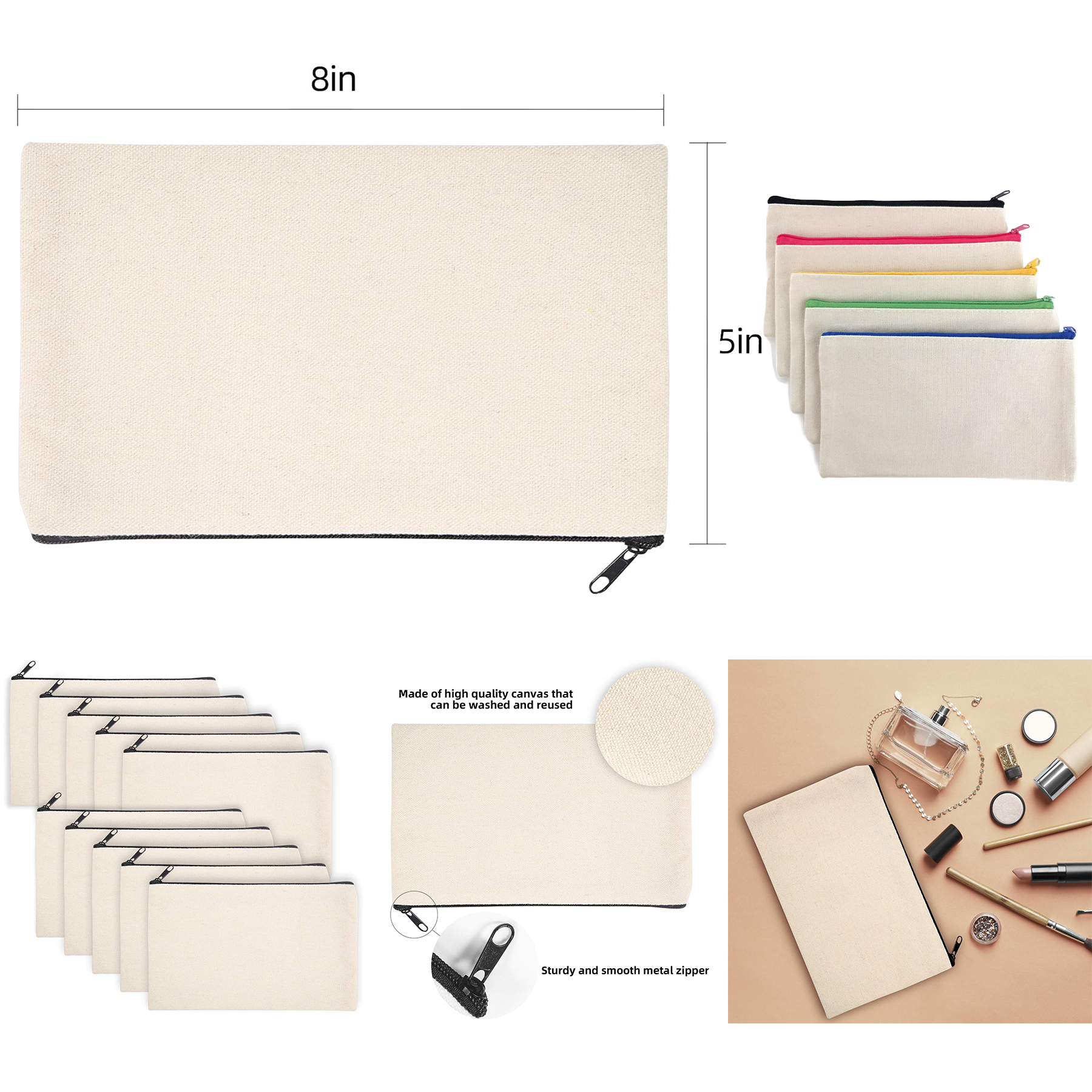 Craft Bag Canvas Pencil Case 2