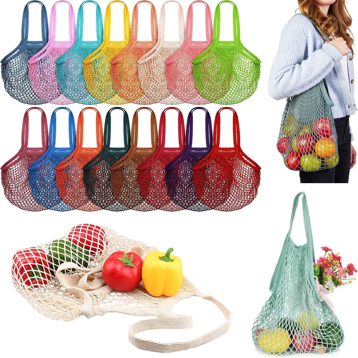 Reusable Mesh Grocery Bags 2