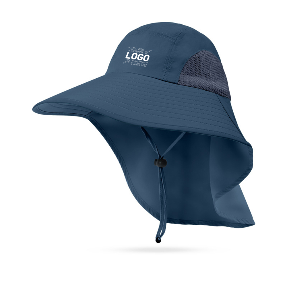 Wide Brim Fishing Sun Hat With Neck Flap 7