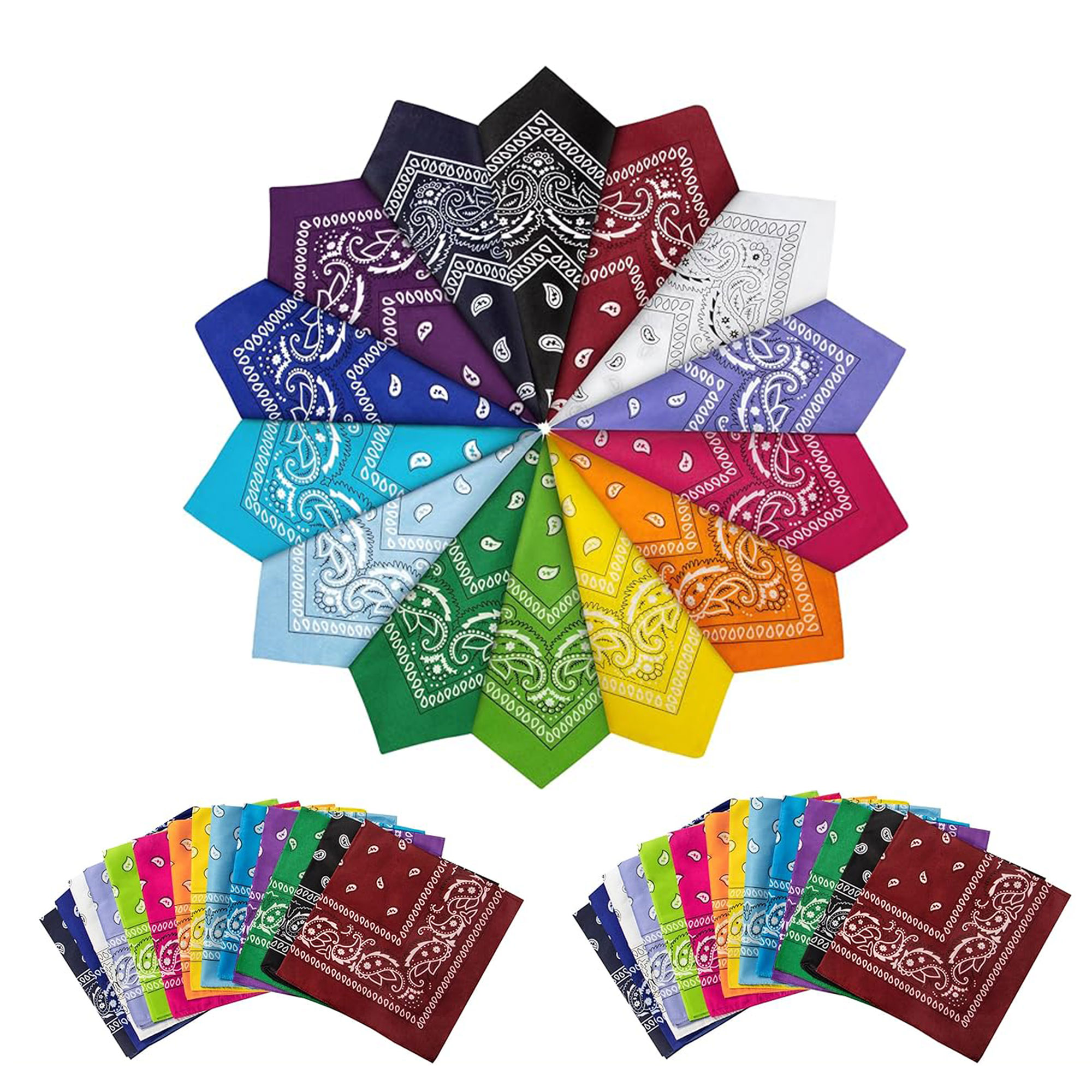 custom 22" Full Color Square Bandana 1