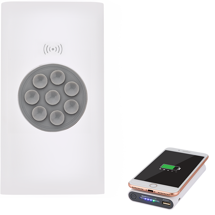 UL Certified Grip Wireless Charger & Power Bank 2